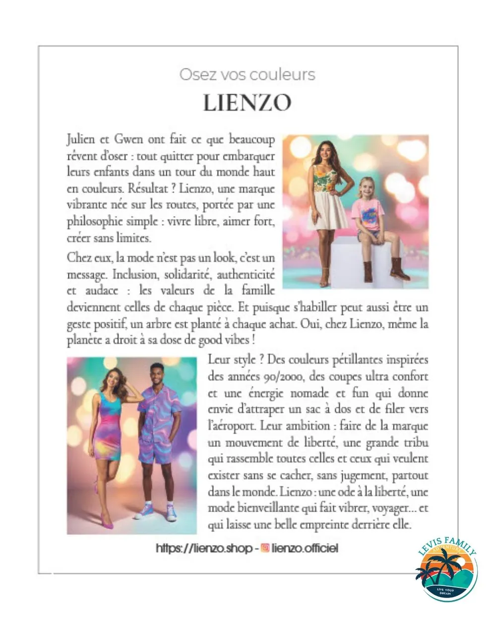 LIENZO: atrévase con sus colores