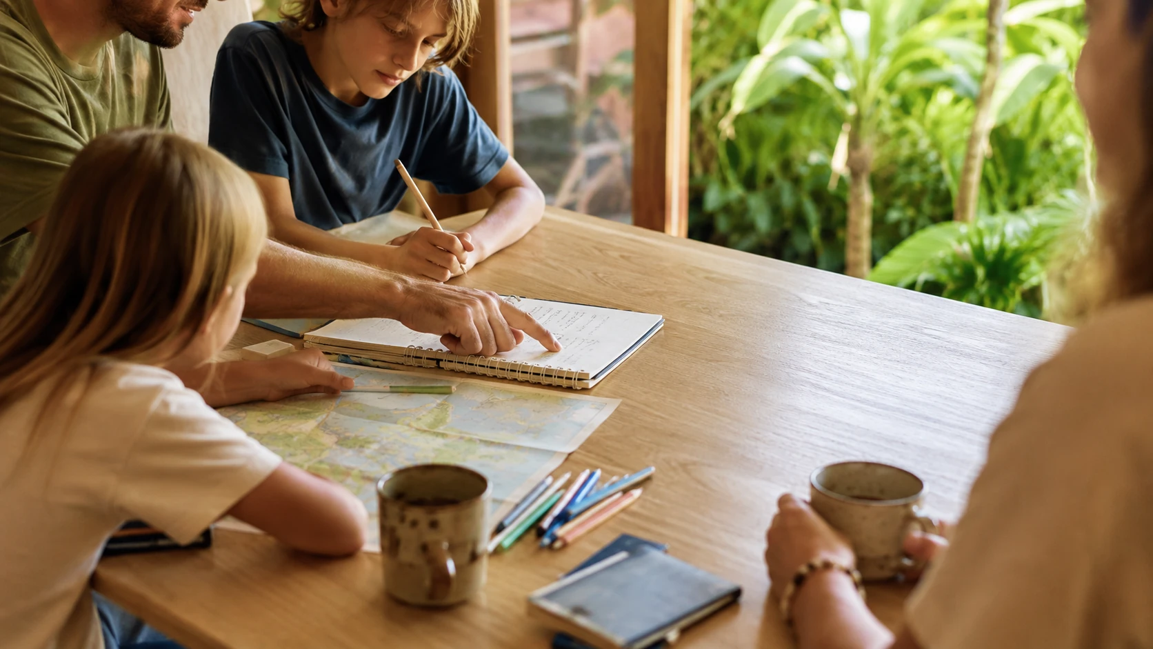 Famille en mouvement, illustration du parcours Cap Familles