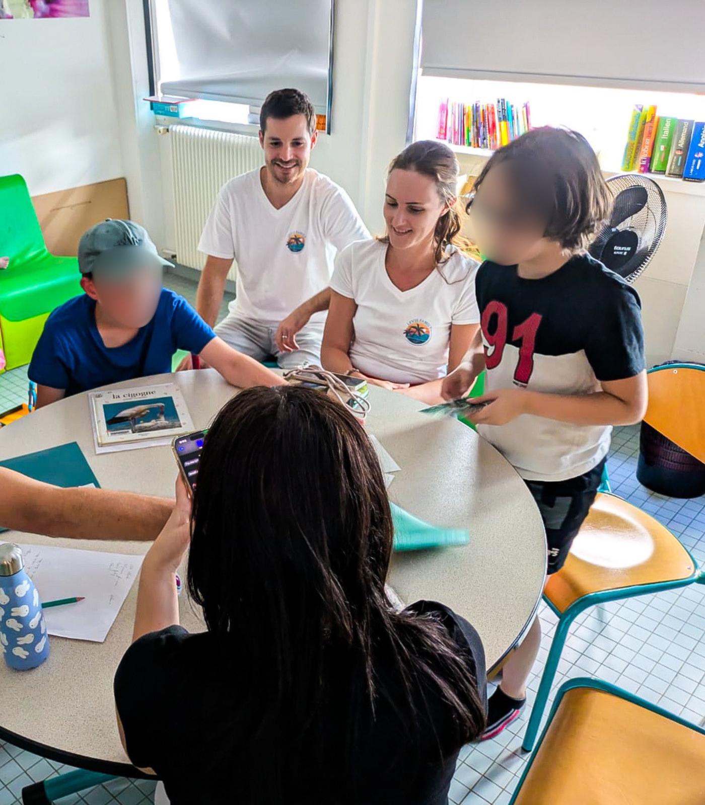 Atelier de transmission avec des jeunes autour d’un projet pédagogique