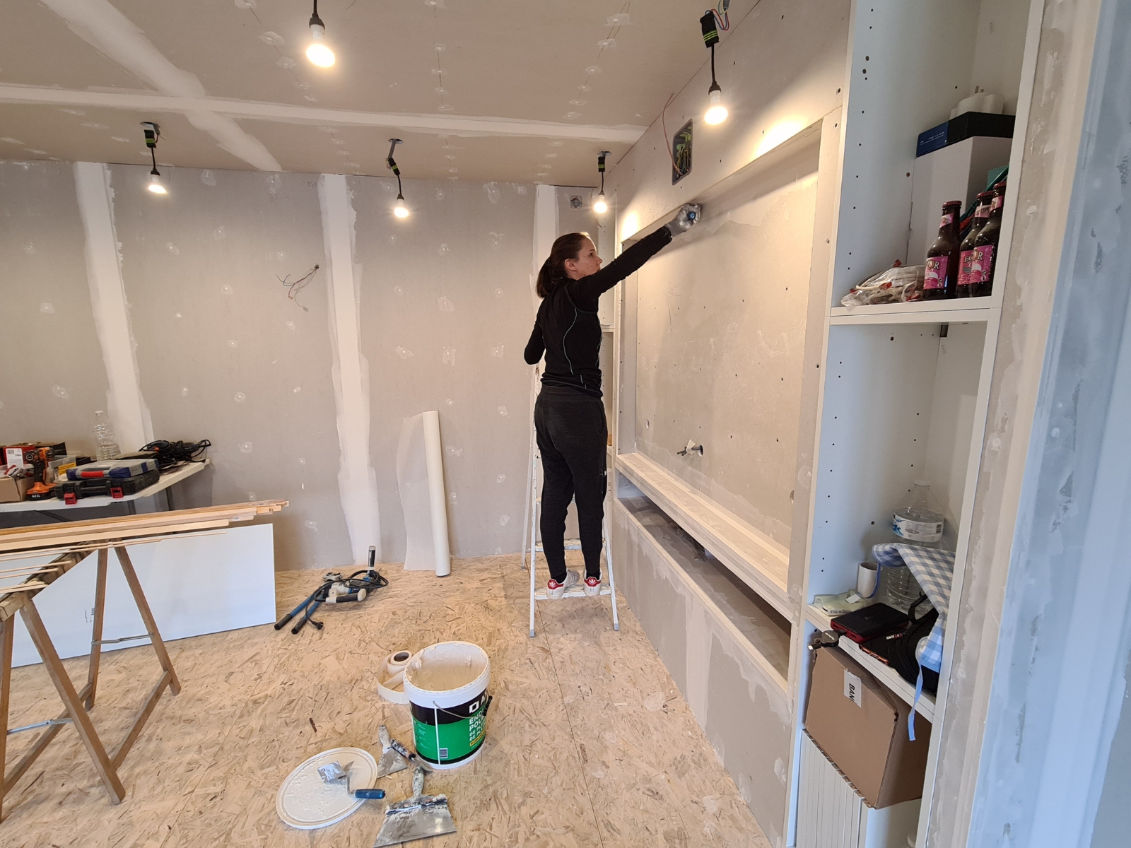 Deuxième étape du chantier de notre maison